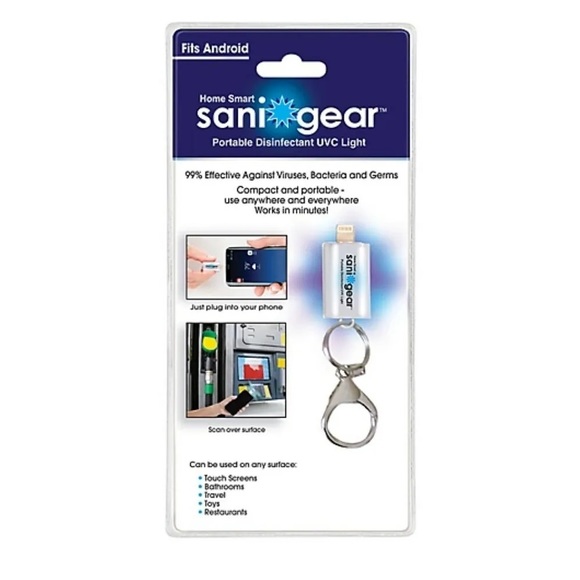 Portable Sanitizing UVC Light Keychain For iPhone - Picture 1 of 2